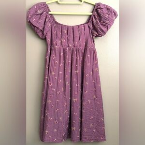 Aeropostale Cap Sleeve Floral Empire Waist Jr’s XS Flowy Babydoll Dress NWT